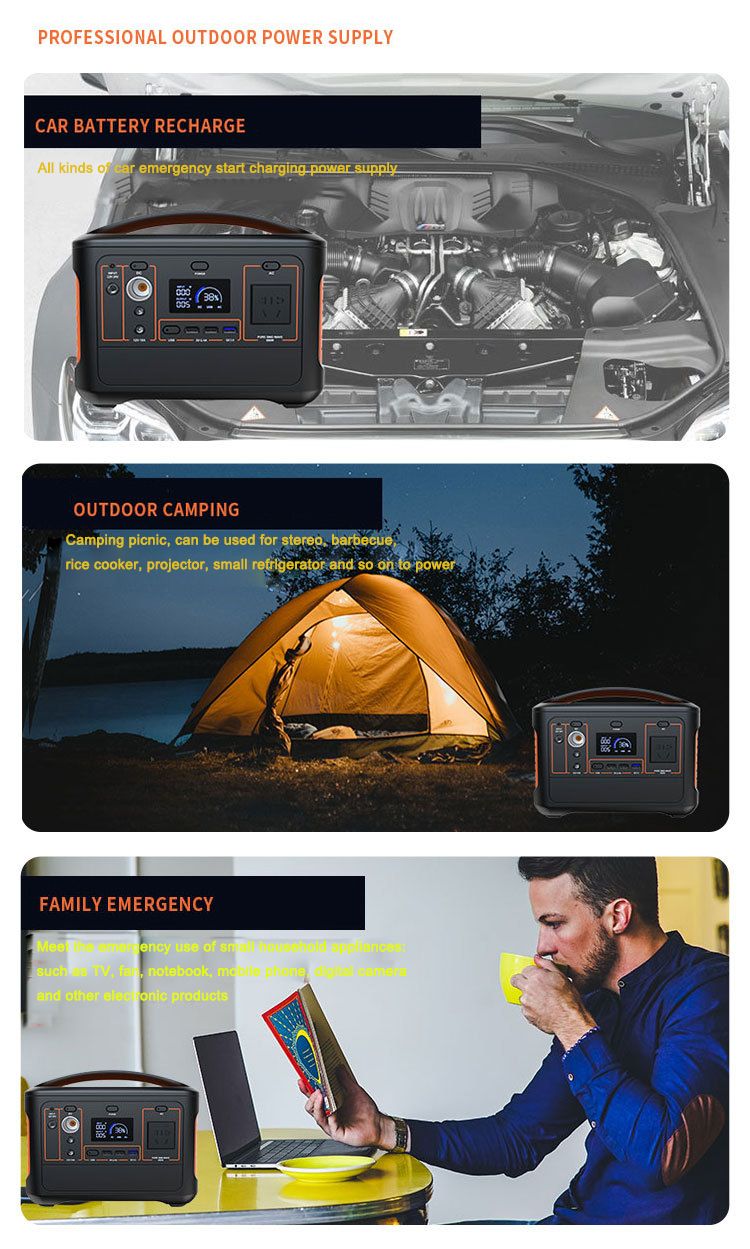 Portable Power Station, 518Wh Outdoor Solar Generator Mobile Lithium Battery Pack MSO-27