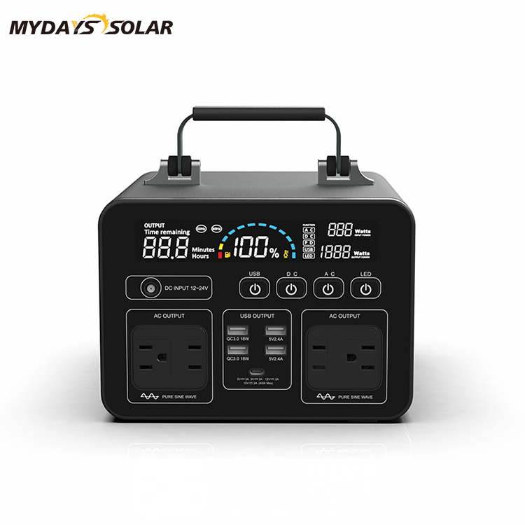 300W 500W 1000W New Outdoor Solar Generator Portable Power Station MSO-47