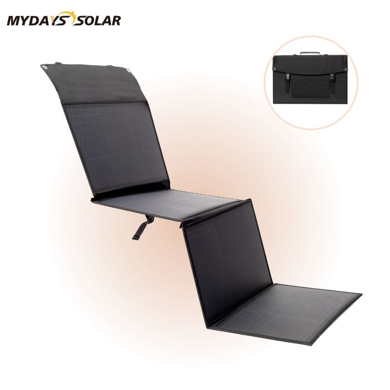 Portable 5 Output 24% Conversion Efficiency 100W Foldable Solar Panel Charger MSO-6
