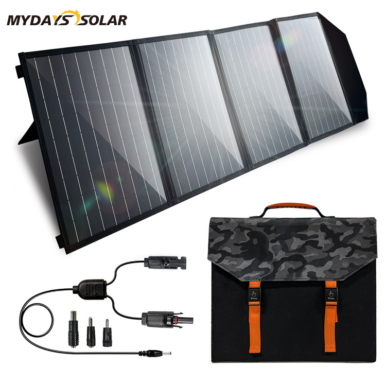 100w Portable Folding Solar Panel for Cellphone Laptop Charging MSO-262