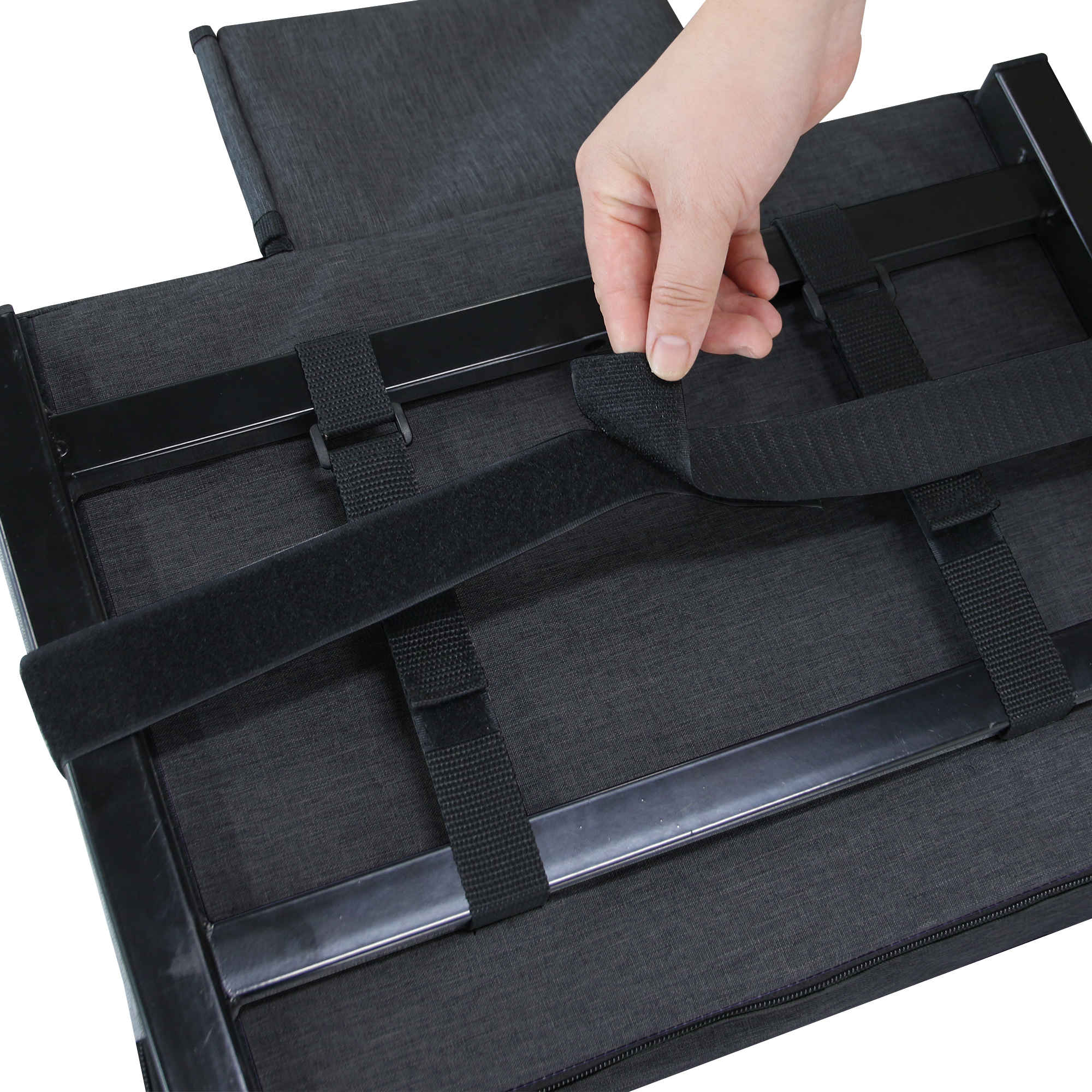 Heated Steel Seat Cushion with Back Support MTECC017
