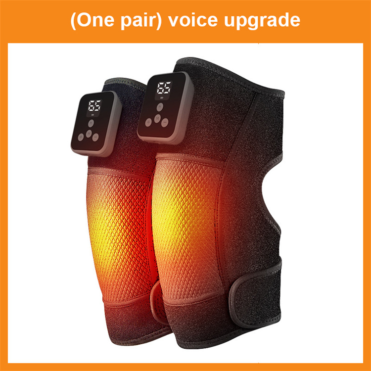Vibration Heated Knee Brace Massager with Heating Pad for Knee MTECT002