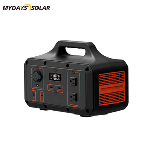 Portable Power Station 600W Solar Generator Backup Battery, 600W AC Outlets/DC Ports MSO-76