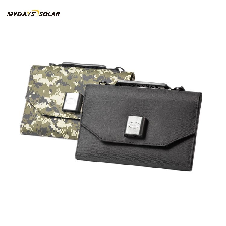 Portable Convenient Carry Around Dual USB Output Foldable Solar Panel Charger MSO-4