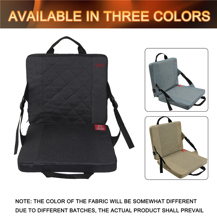 Coussin de siège de stade chauffant MTECC041