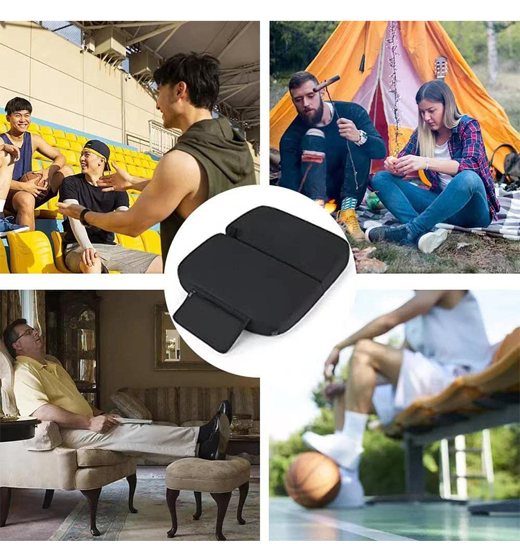 Portable Foldable Heated Stadium Cushion For Bleacher MTECC013