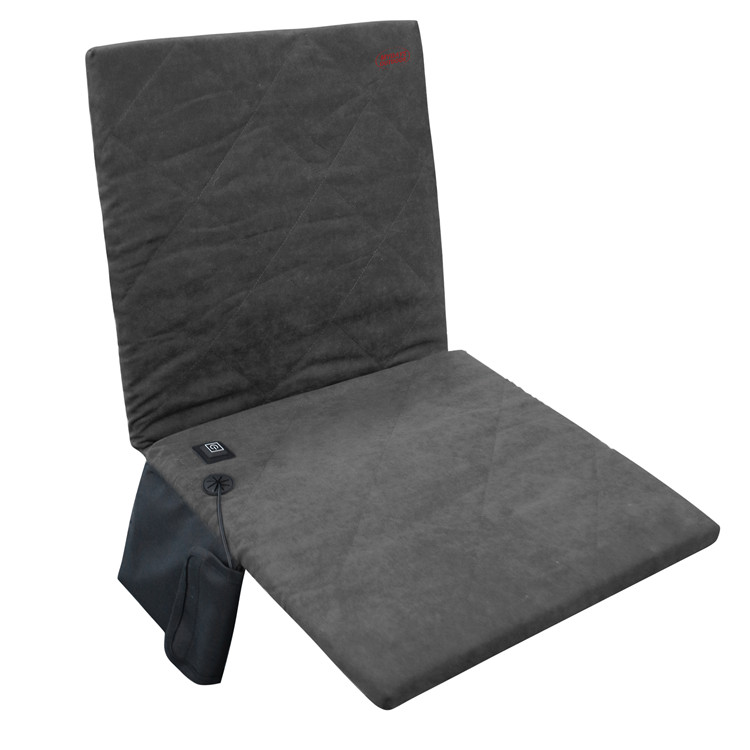 Coussin de siège pliant chauffé avec dossier mtecc005