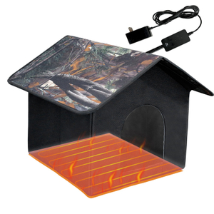 Wodoodporny i izolowany ogrzewany dom dla zwierząt MTECP005