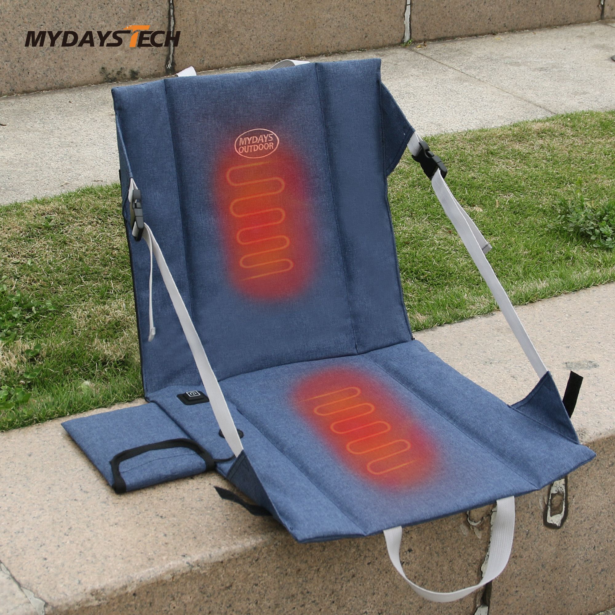 Custom Portable 3 Mode Adjustable Thin Heat Heating Cushion MTECC015