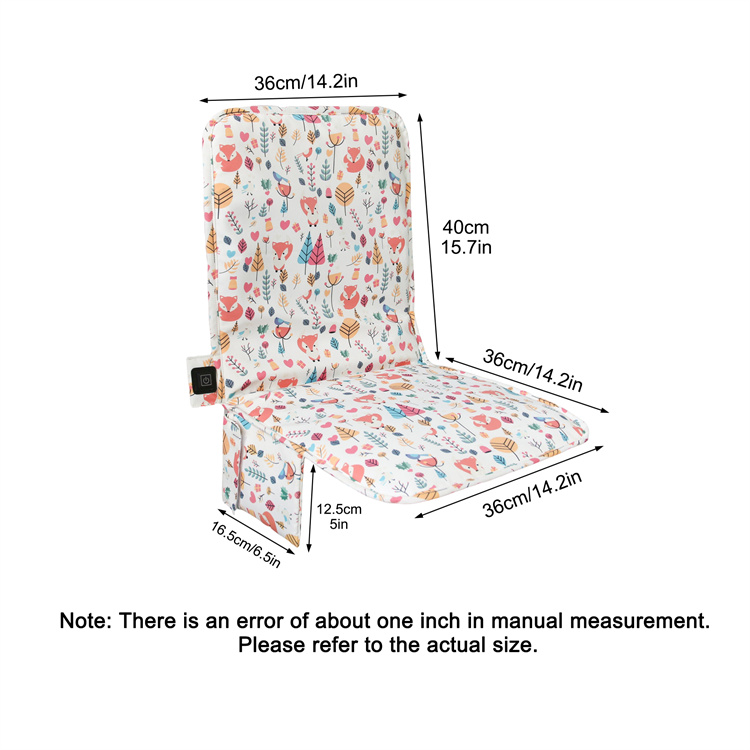 Bærbar opvarmet sædepude MTECC040