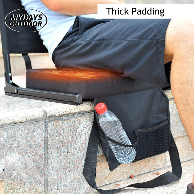 Custom Foldable Heated Stadium Seat With Strap MTECC010