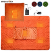 Heated Pillow Blanket 2 in 1 Blanket Zips Into A Pillow MTECB008