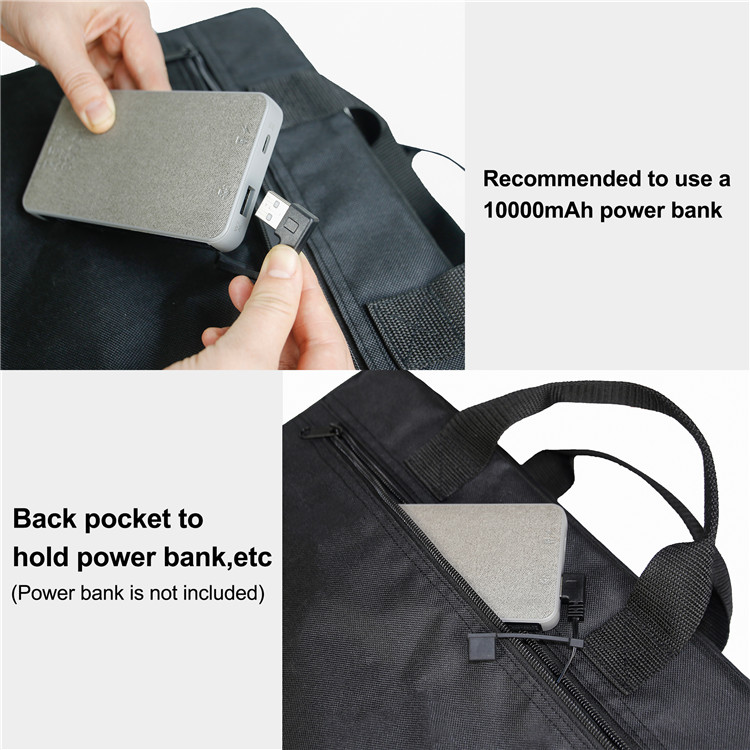 Coussin de siège de stade chauffant MTECC041