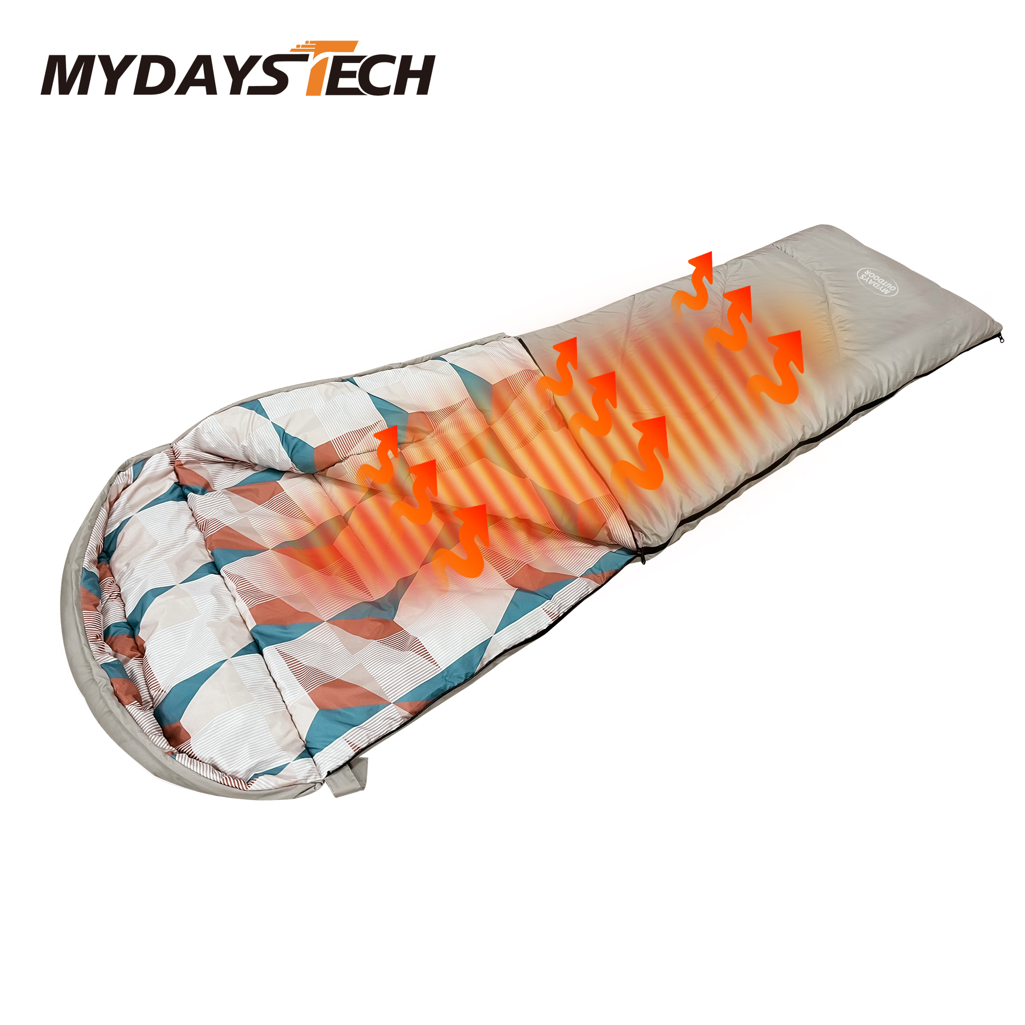 Wholesale Heated Sleeping Bag With Compression Bag MTECS002