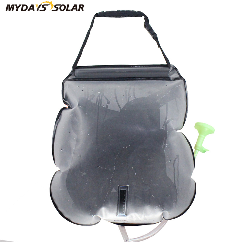 20L Solar Heating PVC Waterproof Removable Hose On Off Switchable Head Shower Bag MDSW-1007