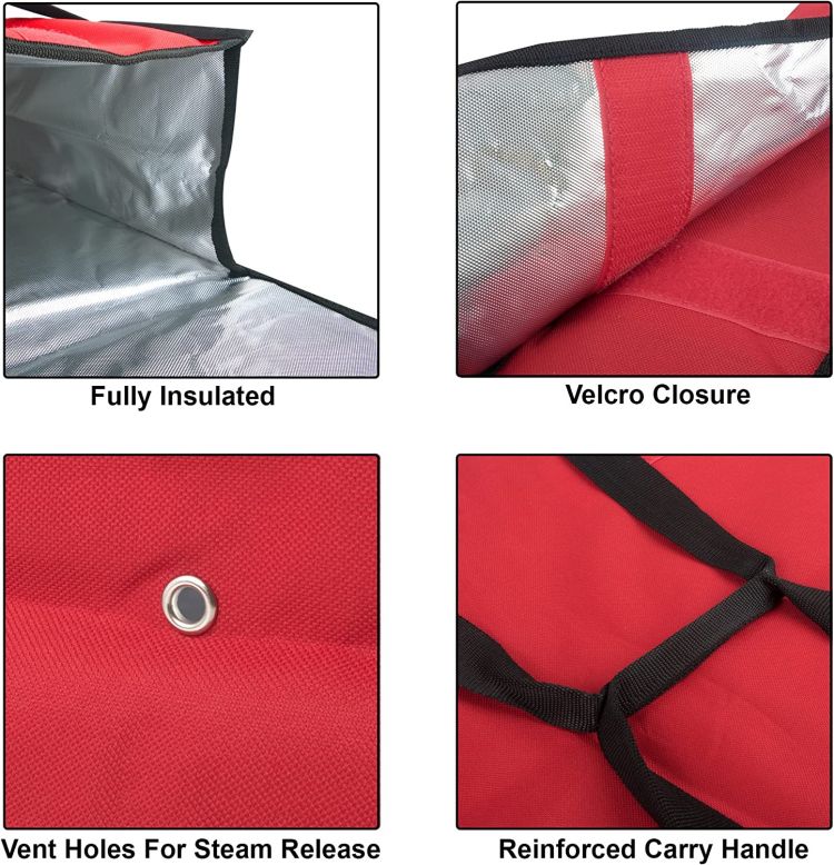 Wholesale Pizza Carrier Insulated Bags Large for Deliveries MTECU003